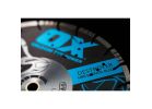 OX ULTIMATE OXTREME UDH10 OX-UDH10-14 Multi-Cut Blade, 14 in Dia, 1 to 20 mm Arbor, Steel Cutting Edge