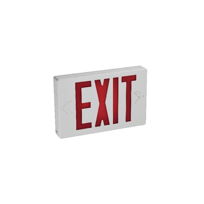 ETI 55301101 Exit Sign Light, 7.48 in OAW, 11.6 in OAH, 120/277 VAC, 2.2 W, Red/White Red/White