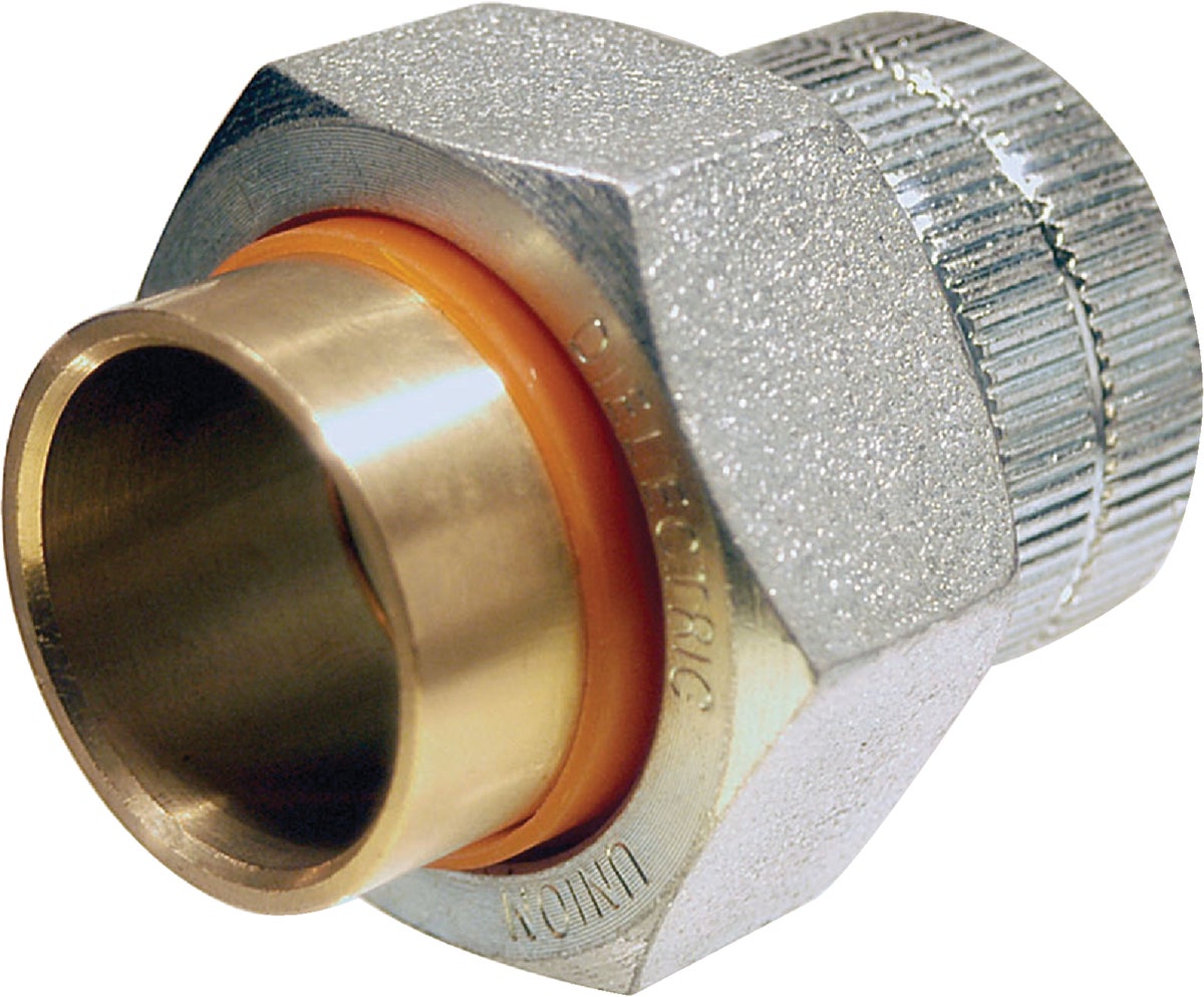WATTS 1/2 LF 3004-1/2 Dielectric Union,1/2 In,FIP,250 psi 