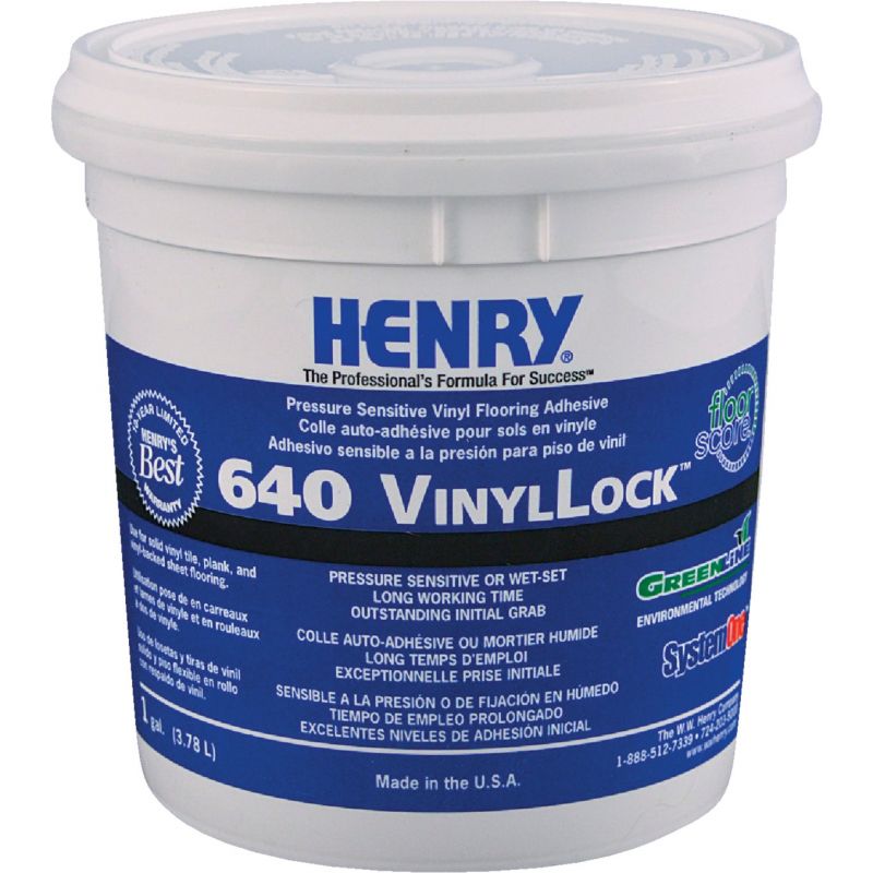 Henry 640 VinylLock Vinyl Floor Adhesive Qt.