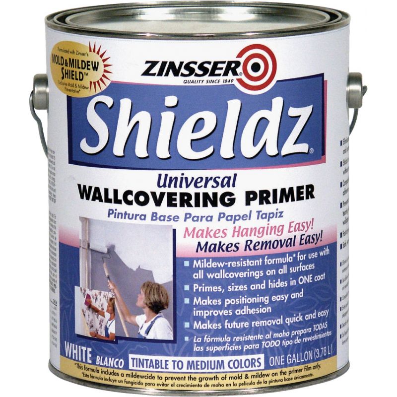 Zinsser Shieldz Universal Wallpaper Primer White, Gallon