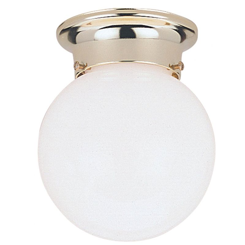 Home Impressions 6 In. Flush Mount Ceiling Light Fixture 6 In. W. X 7-1/4 In. H.