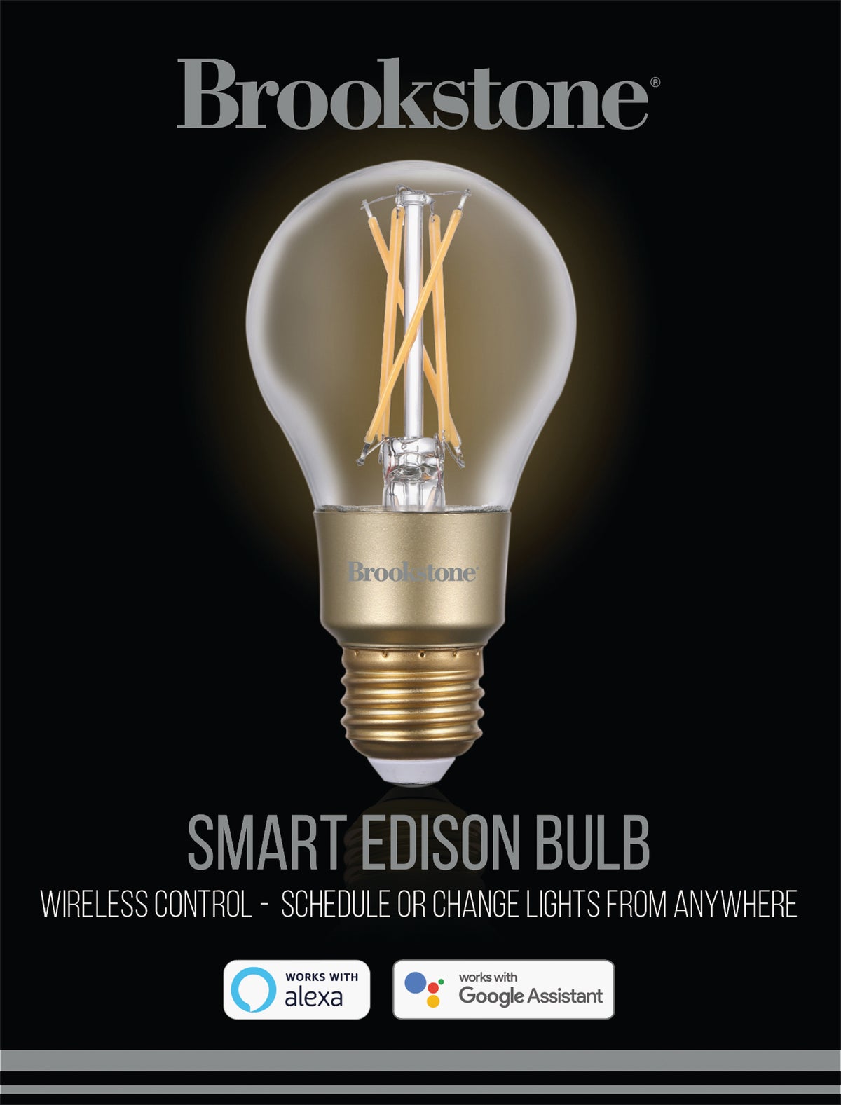 Buy Brookstone Smart Edison A19 LED Light Bulb