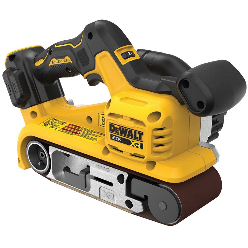 DeWALT DCW220B Belt Sander, Tool Only, 20 V, 3 x 21 in Belt, 198 to 320 rpm Speed, Auxiliary Handle