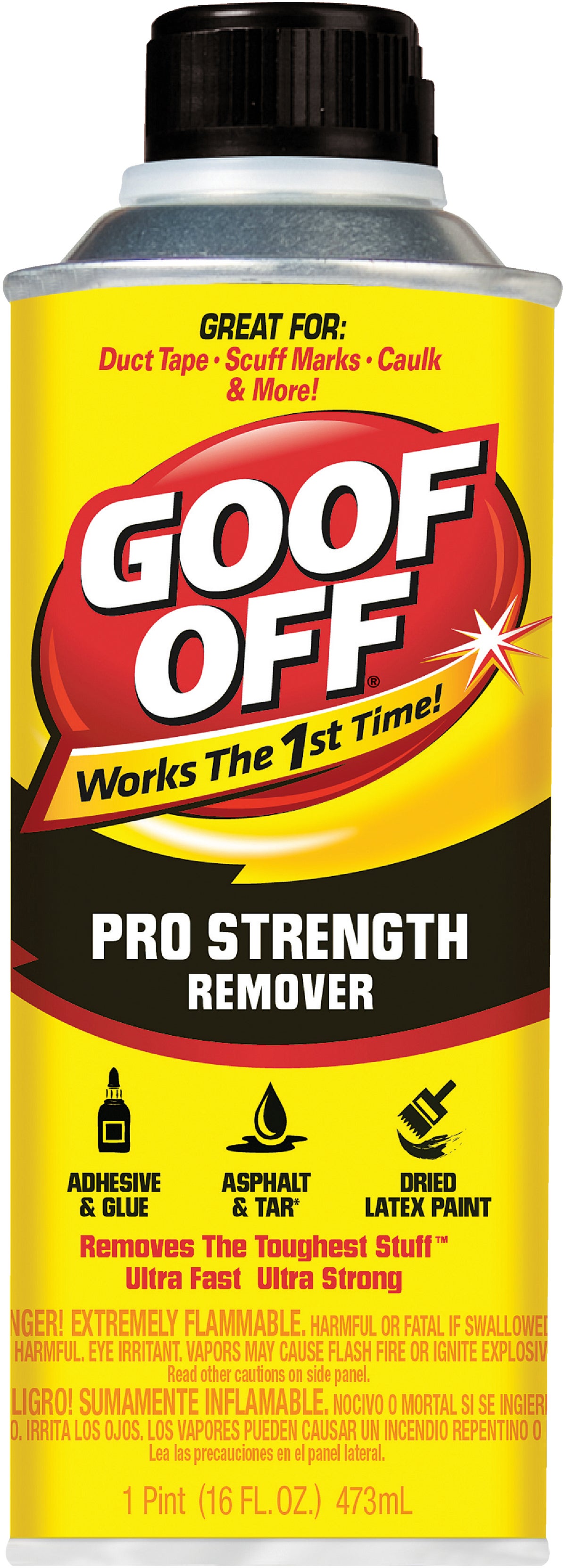 Goof Off FG678, Pro Strength Can, 4oz Super Glue Remover