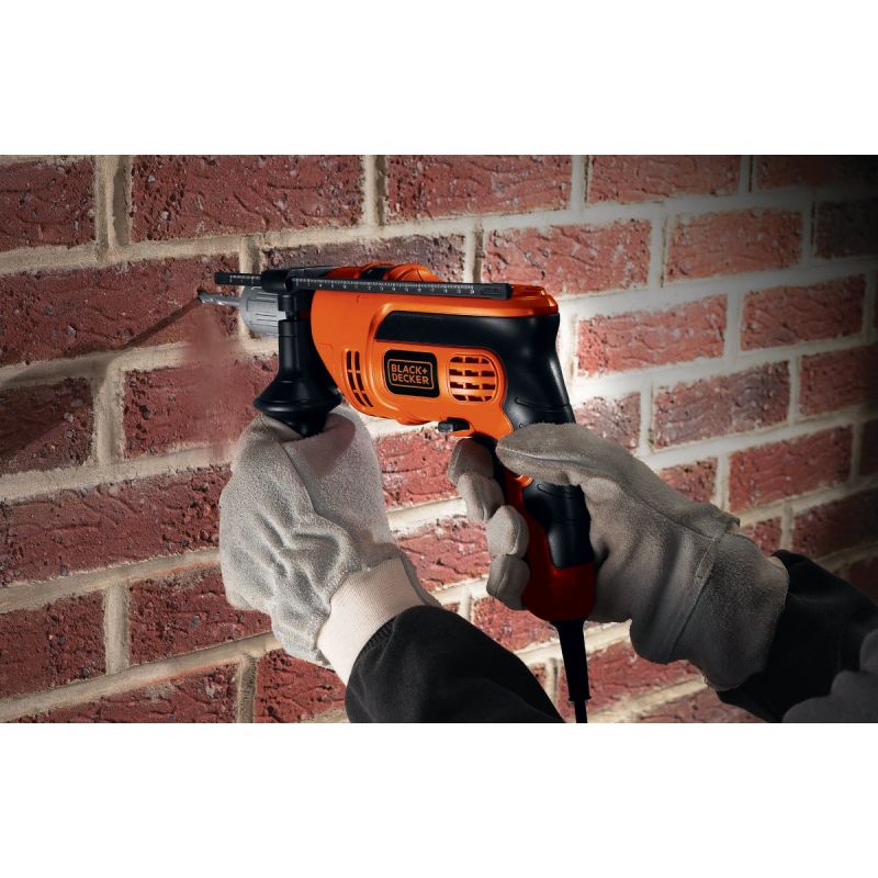 Black and Decker 1/2 In. VSR Electric Hammer Drill 6.5A