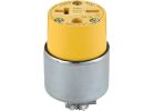 Leviton Armored Cord Connector Yellow, 20