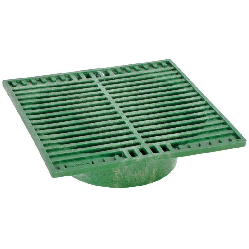 NDS 9 In. Square Grate 9 In. X 9 In., Green