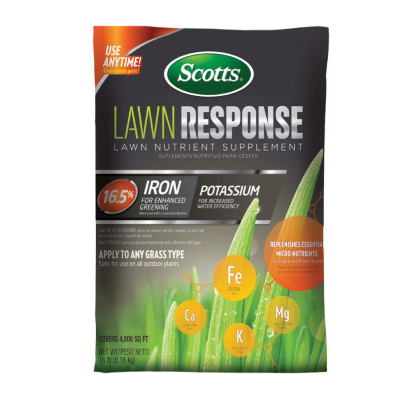 Scotts 44800 Lawn Nutrient Supplement, 18 lb Bag, Granular, 0-0-4 N-P-K Ratio