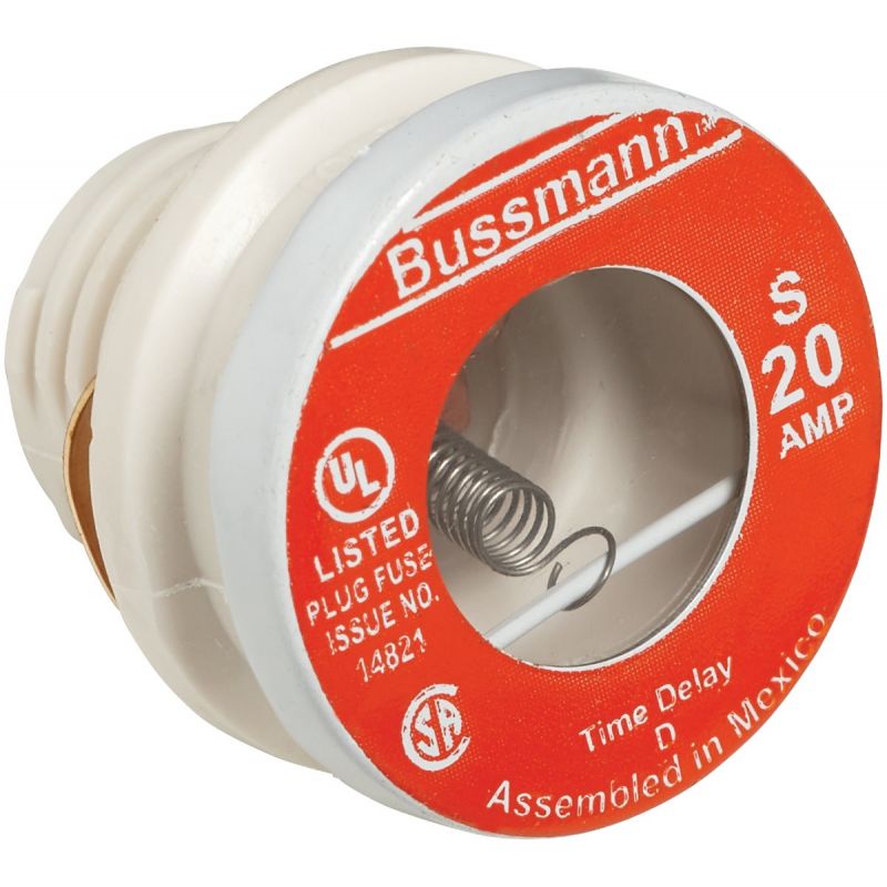 Bussmann S Plug Fuse 10kA, 20