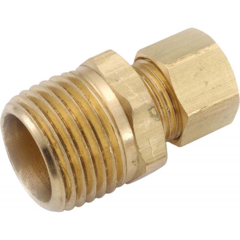 Anderson Metal Male Union Compression Connector 1/4 In. X 3/8 In. (Pack of 10)