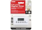 Prime EZ-Set 24 Hr. Indoor Digital Timer White, 8A