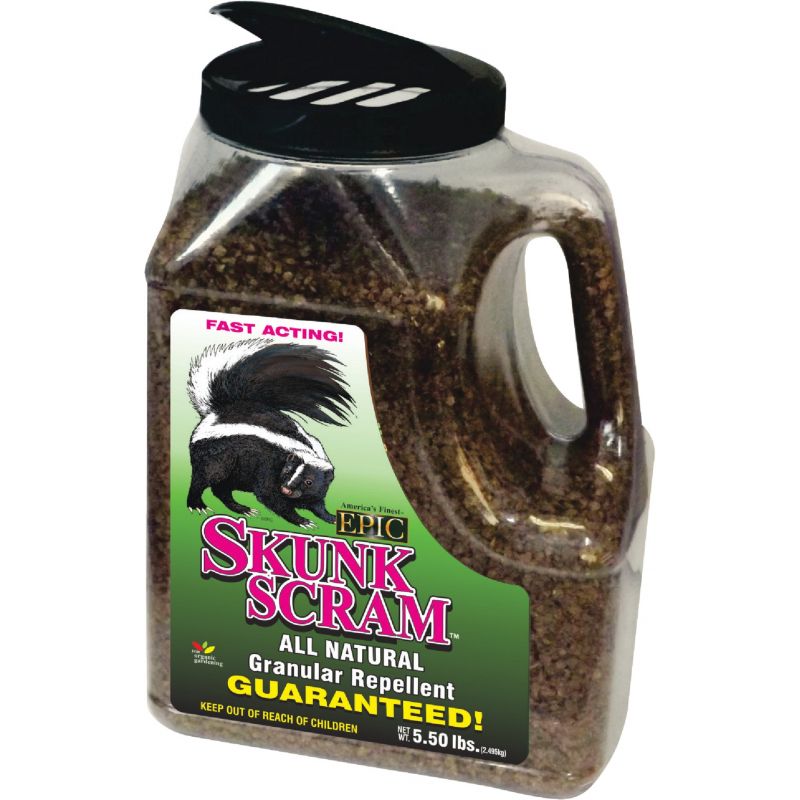 Skunk Scram Animal Repellent 5.5 Lb., Shaker