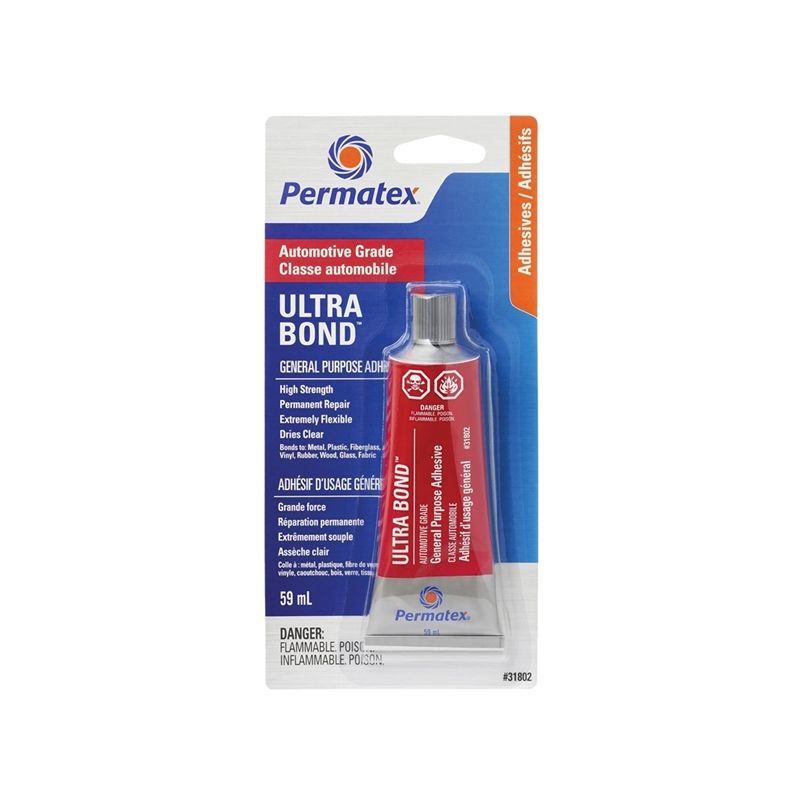 Permatex 31802 Super Glue, 59 mL Tube, Liquid Clear