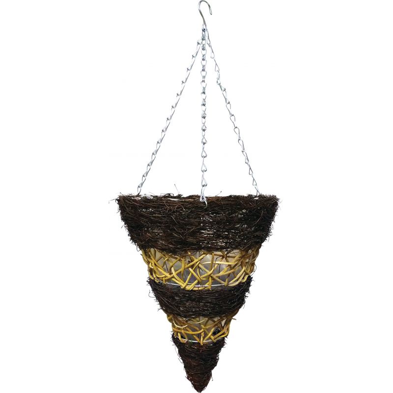 Gardman Black Seagrass Hanging Plant Basket