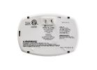 First Alert 1039730 Carbon Monoxide Alarm, 85 dB, Alarm: Audible Beep, Electrochemical Sensor, White White