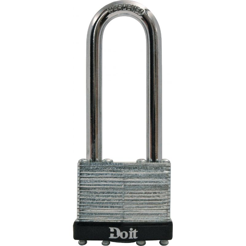 Do it 1-1/2 In. Laminated Steel Keyed Padlock With 2 In. Shackle Clearance