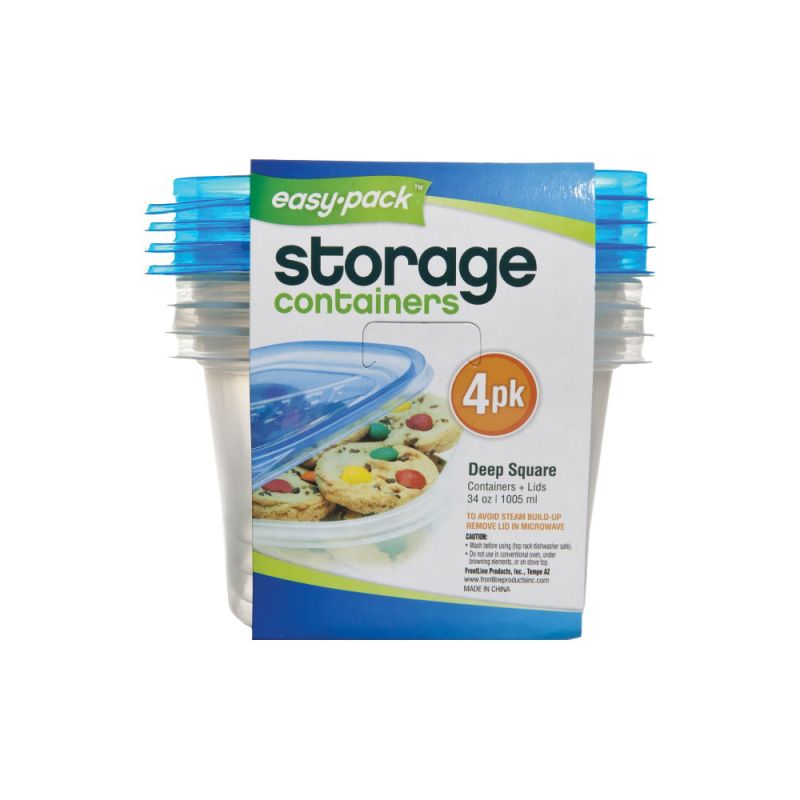 Easy Pack 8066 Storage Container, 34 oz Capacity 34 Oz