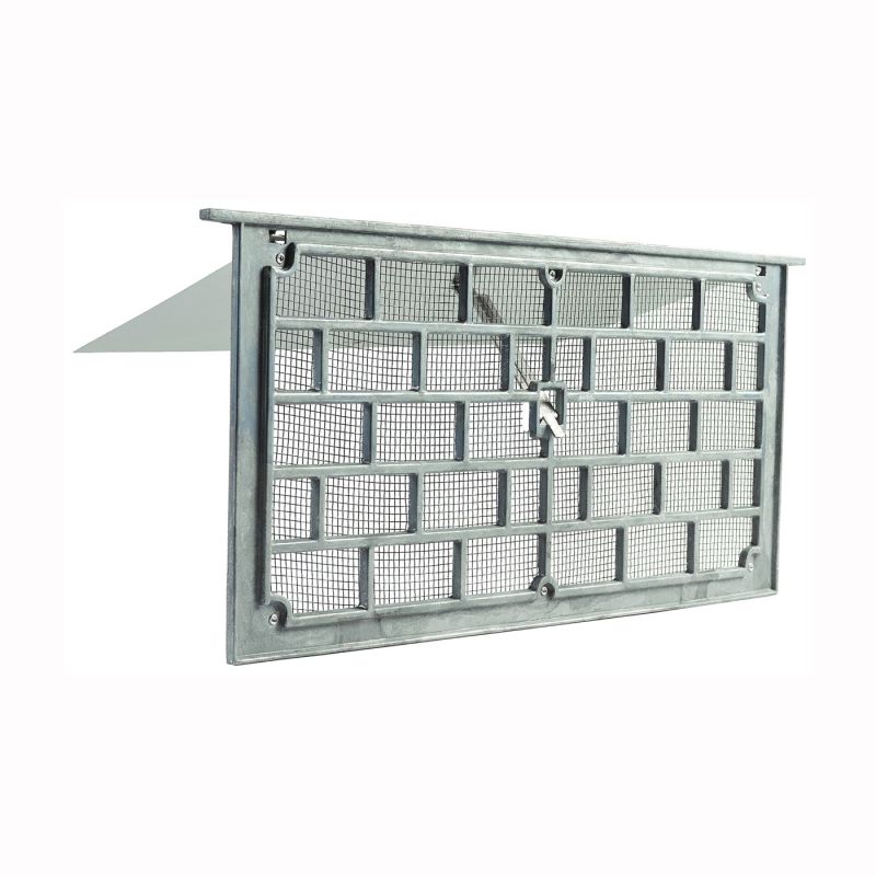 Master Flow LW1 Foundation Vent, 50 sq-in Net Free Ventilating Area, Aluminum (Pack of 12)