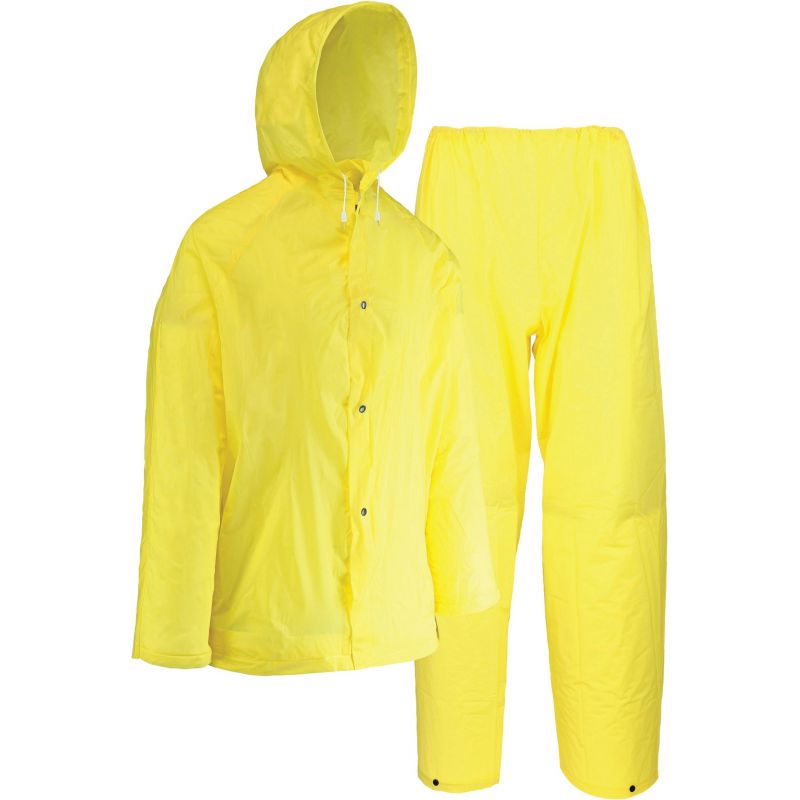 West Chester Protective Gear 2-Piece EVA Rain Suit XL, Yellow