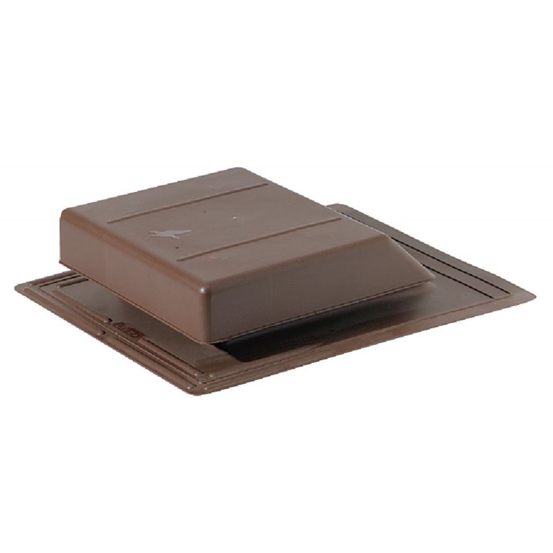 Airhawk 61 In. Plastic Slant Back Roof Vent Brown (Pack of 6)