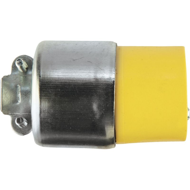 Leviton Armored Cord Connector Yellow, 15