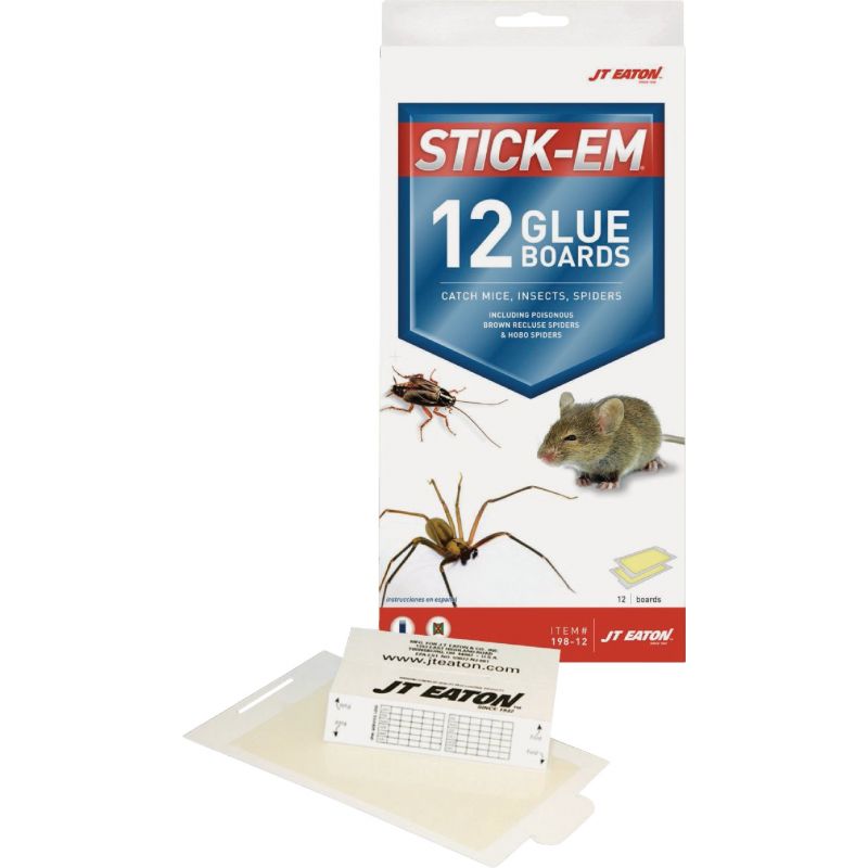 JT Eaton Stick-Em Glue Board Mouse &amp; Insect Trap