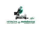 Metabo HPT C10FCGSM Miter Saw, 10 in Dia Blade, 5000 rpm Speed, 52 deg Max Miter Angle, 45 deg Max Bevel Angle