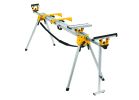 DeWALT DWX723 Miter Saw Stand, 500 lb, 151 in W Stand, 32 in H Stand, Aluminum, Black/Yellow Black/Yellow
