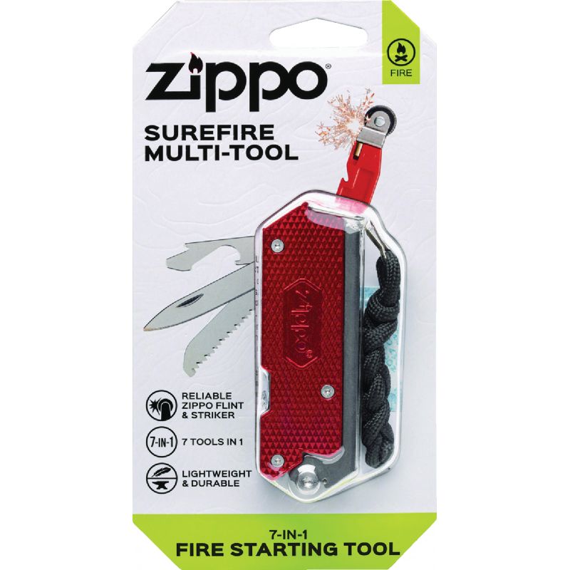 Zippo Sure Fire Multi Tool Fire Starter 3 In.