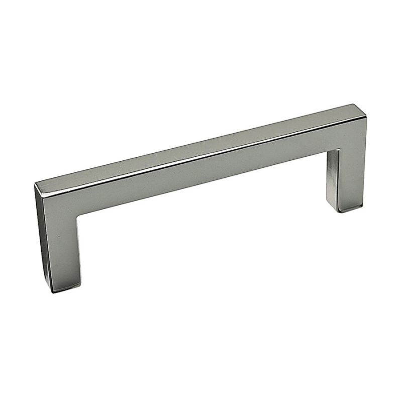 Richelieu DP87396180 Cabinet Pull, 4-3/16 in L Handle, 1-3/8 in Projection, Metal, Polished Nickel Contemporary