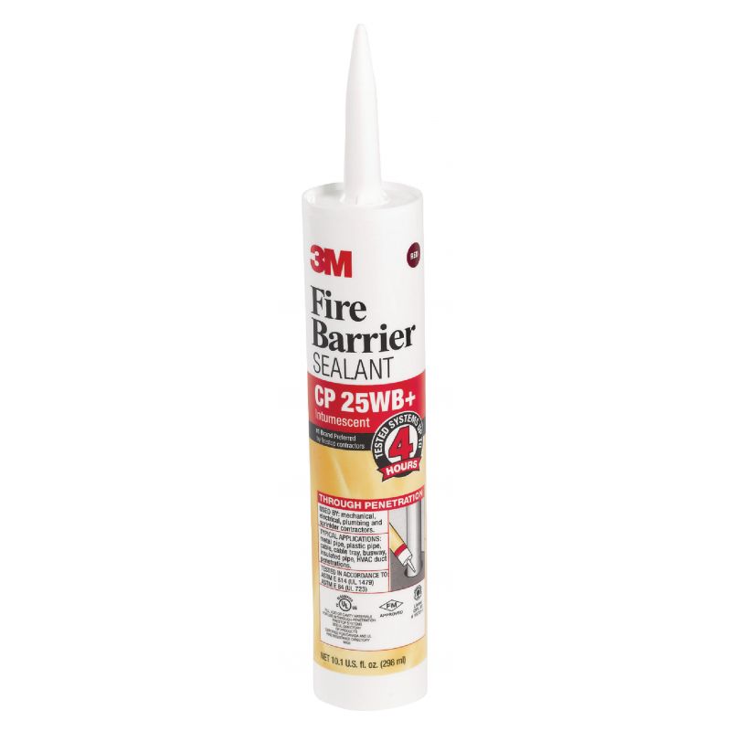 3M 4-Hour Fire Barrier Sealant Red, 10.1 Oz.
