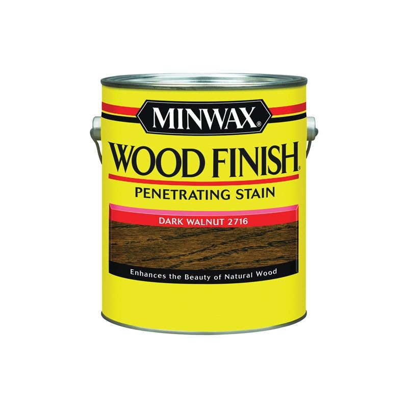 Minwax 71012000 Wood Stain, Dark Walnut, Liquid, 1 gal, Can Dark Walnut (Pack of 2)