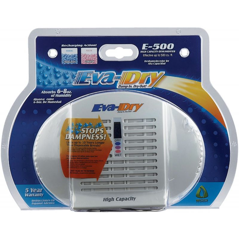 Eva-Dry 500 Cu. Ft. Renewable Mini Dehumidifier