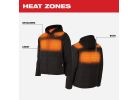 Milwaukee M12 Axis Heated Jacket Kit XL, Gray