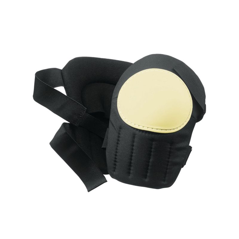 CLC V230 Swivel Knee Pad, Plastic Cap, Rubber Pad, Hook and Loop Closure Black/White