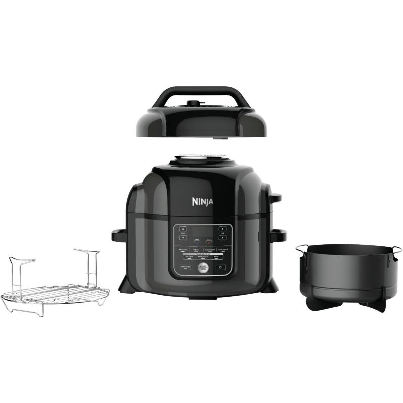 Ninja - Foodi 11-in-1 6.5-qt Pro Pressure Cooker + Air Fryer with Stainless  f