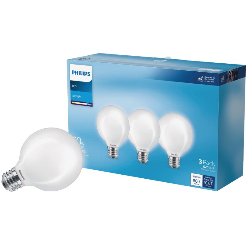 Philips EyeComfort G25 Medium LED Decorative Light Bulb