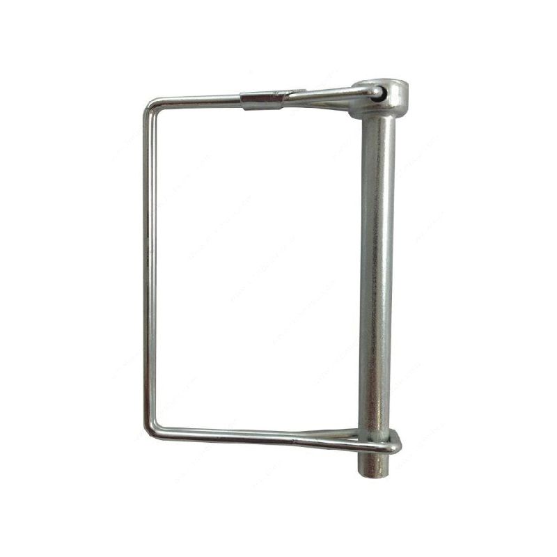 Onward 36423XBC Quick Pin Square Bail, 2-1/2 in L Usable, Metal, Zinc