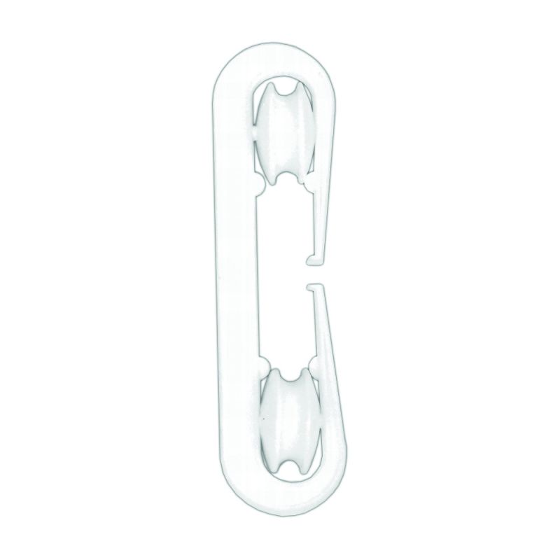 Ben-Mor C78605 Clothesline Spacer, 7 in OAD, Plastic White (Pack of 6)