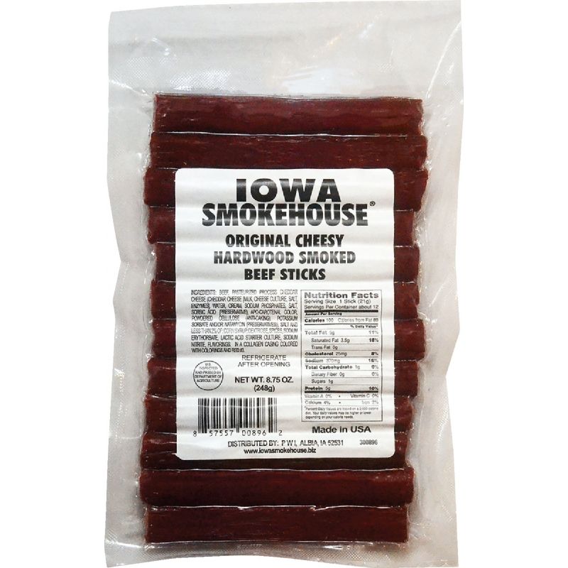 Iowa Smokehouse Beef Stick (Pack of 12)