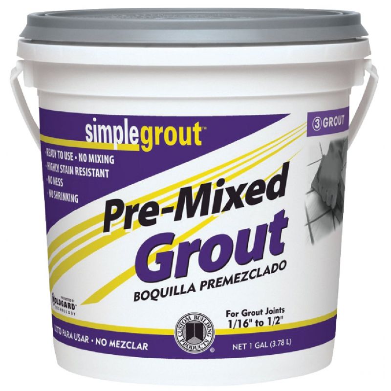 Custom Building Products Simplegrout Tile Grout Gallon, Sandstone