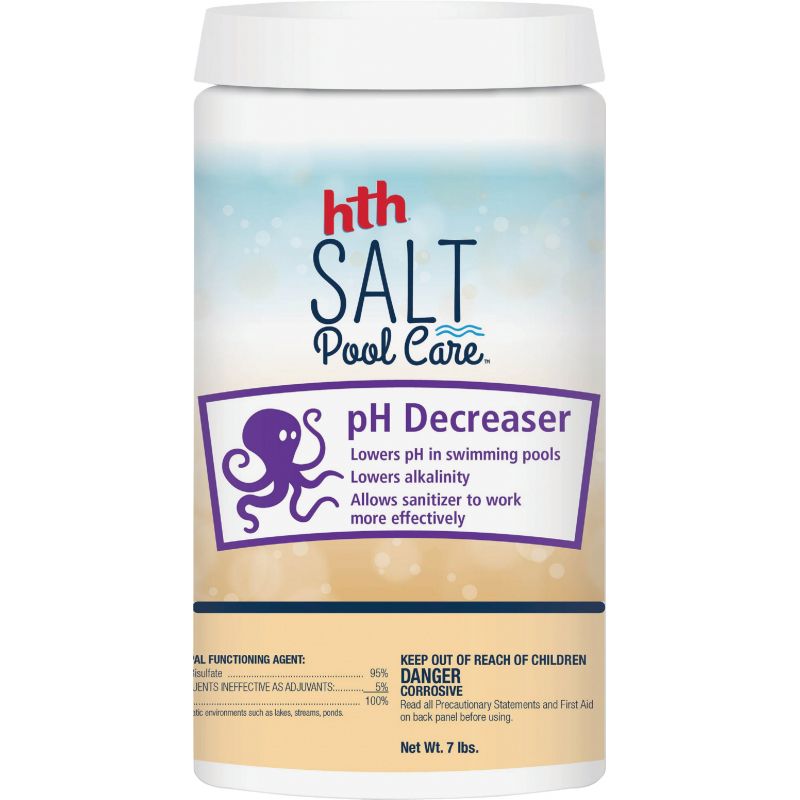 HTH Salt Pool Care pH Decreaser (Pack of 2)
