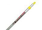 Mr. LongArm Twist-Lok 9248 Extension Pole, 1 in Dia, 4.3 to 8.1 ft L, Aluminum, Aluminum Handle, Round Handle