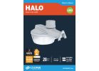 Halo Standard LED Outdoor Area Light Fixture 8.91 In. H X 9.45 In. W. X 14.29 In. D., Gray