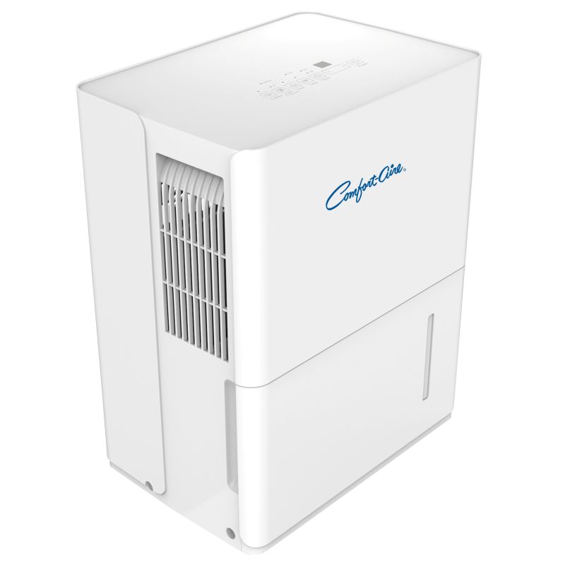 Comfort-Aire BHD-35A Dehumidifier, 3.25 A, 115 V, 360 W, 2-Speed, 35 pts/day Humidity Removal, 12.68 pt Tank 12.68 Pt