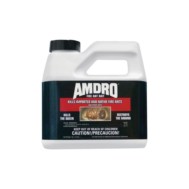 Amdro 100099058 Fire Ant Bait, Granular, 6 oz Bottle Tan/Yellow
