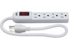 Do it Best 4-Outlet Power Strip White, 15