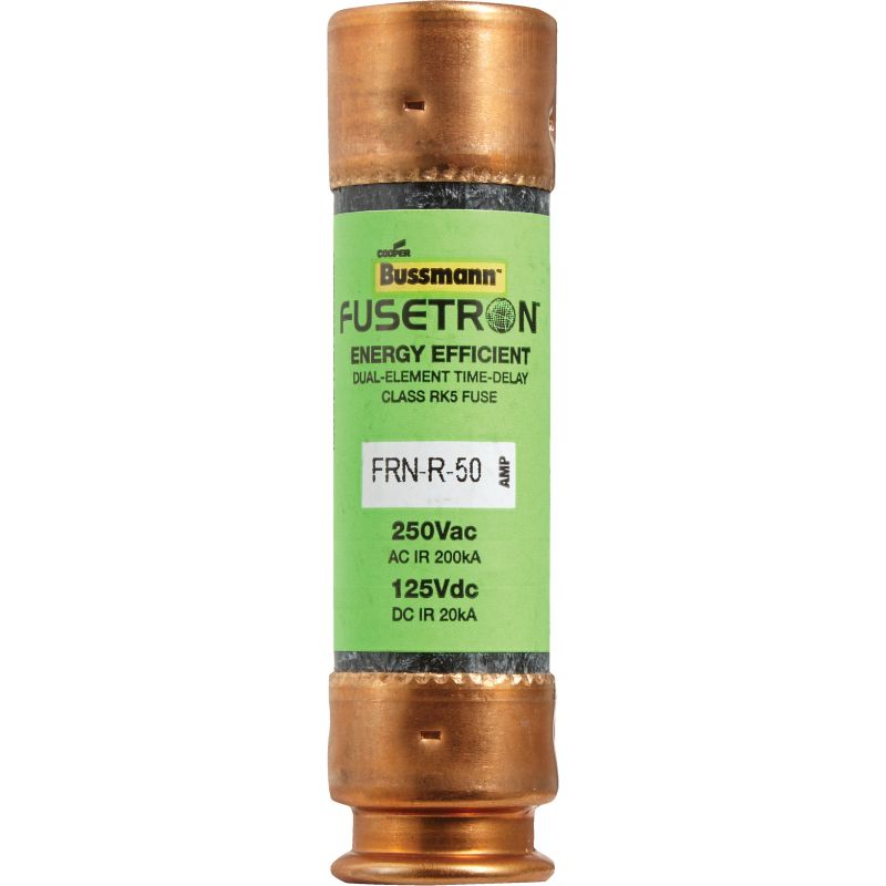 Bussmann Fusetron FRN-R Cartridge Fuse 50