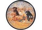 AcuRite Puppies Indoor And Outdoor Thermometer 12.5 In. Dia. X 1 In. D., Black Trim
